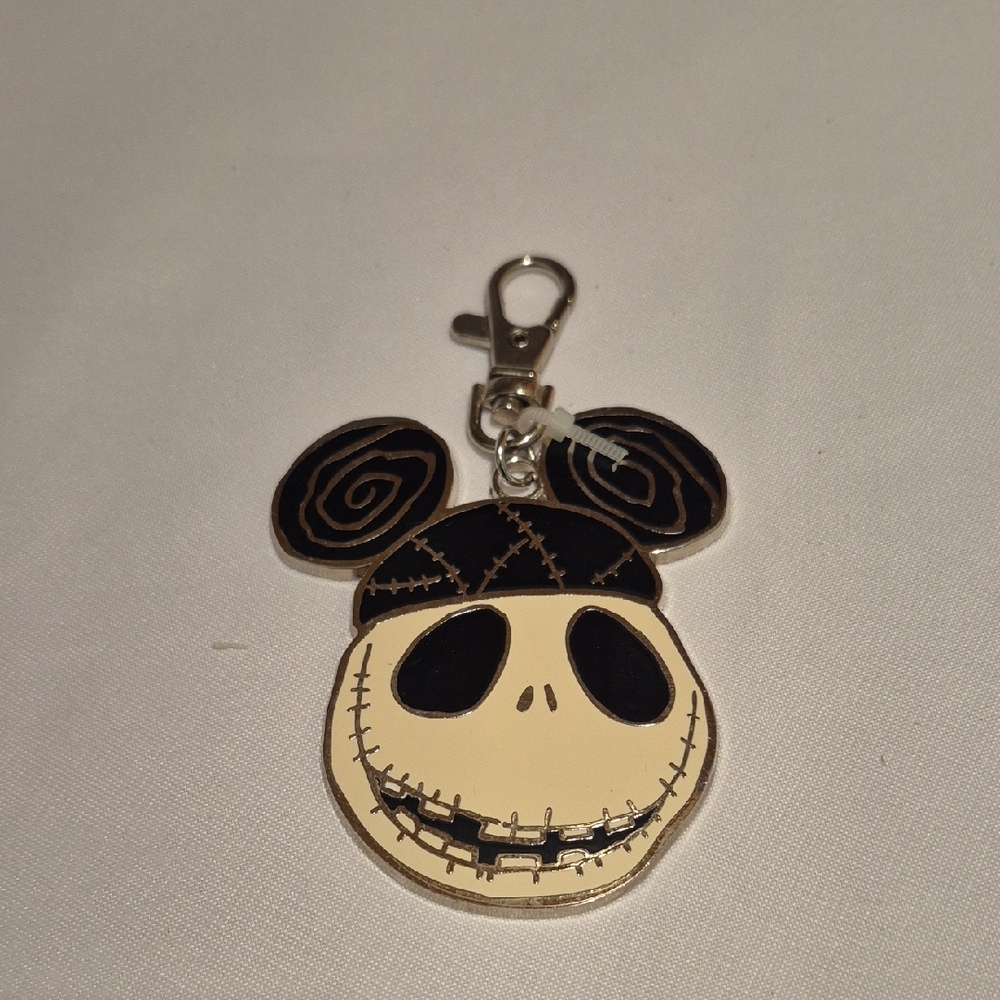 Disney Parks Jack Skellington Nightmare Before Christmas Ear / Hat Landyard